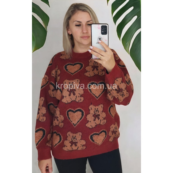 Жіночий светр фабричний Китай 26328 мікс оптом  (110923-095)