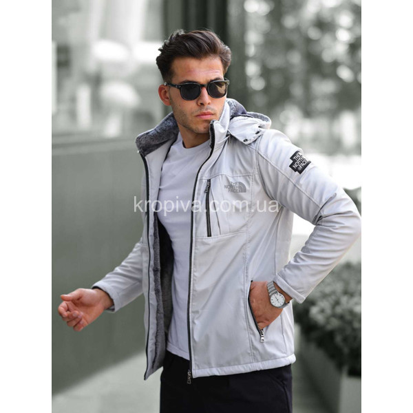 Мужская куртка зима Softshell на меху Турция оптом 250923-677