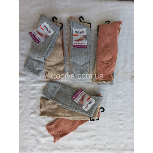 Женские носки высокие шерсть оптом 011023-627