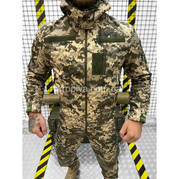 Тактическая куртка SoftShell Турция Single Sword для ЗСУ оптом 041023-637