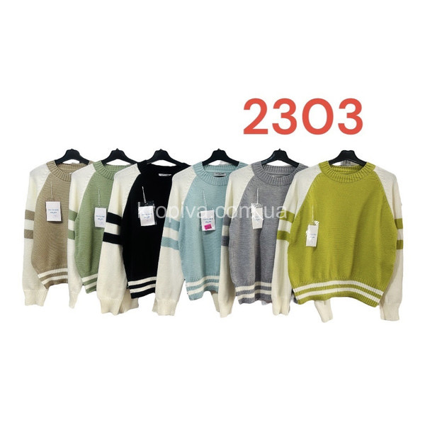 Жіночий светр норма мікс оптом 191023-637