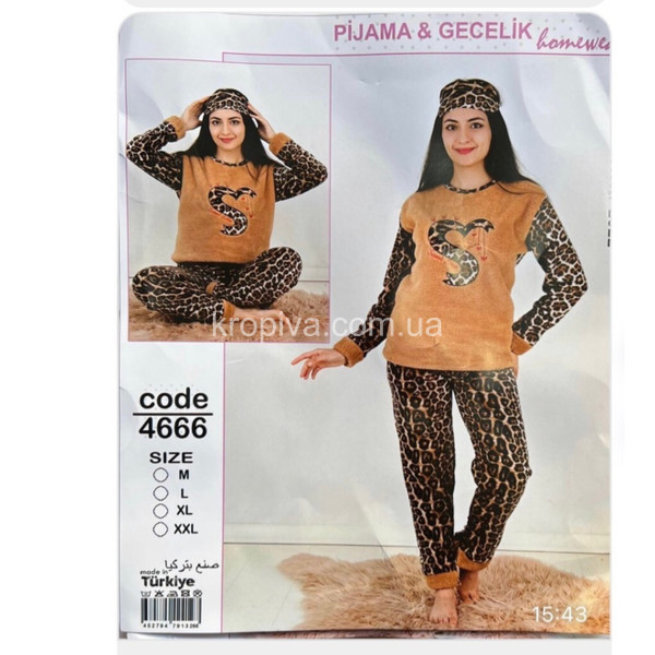 Жіноча піжама махра фліс норма Туреччина оптом 261023-669