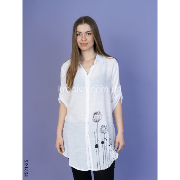 Женская рубашка-туника 521 оптом  (060324-761)