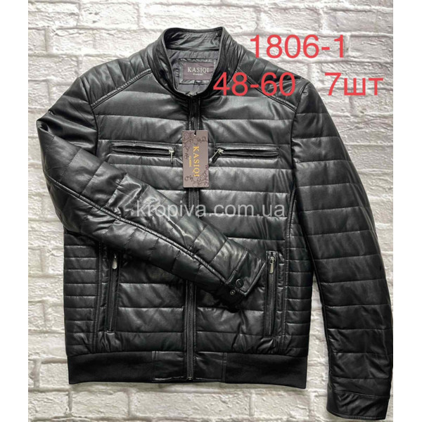 Мужская куртка экокожа оптом  (120324-686)