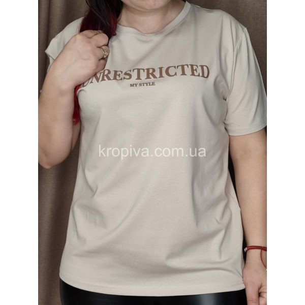 Жіноча футболка напівбатал мікс оптом 190424-158