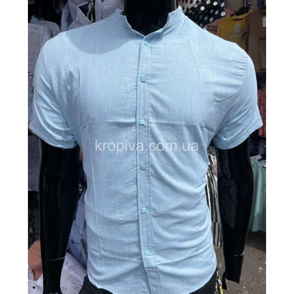Чоловіча сорочка льон батал оптом 010724-739