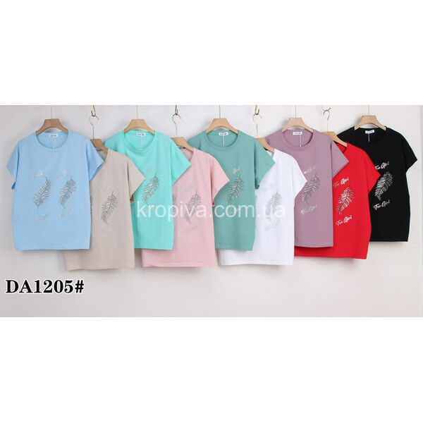 Жіноча футболка батал мікс оптом 050225-710