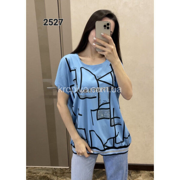 Женская футболка батал микс оптом 050325-322