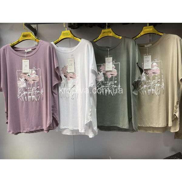 Женская футболка 293 батал оптом 280325-085