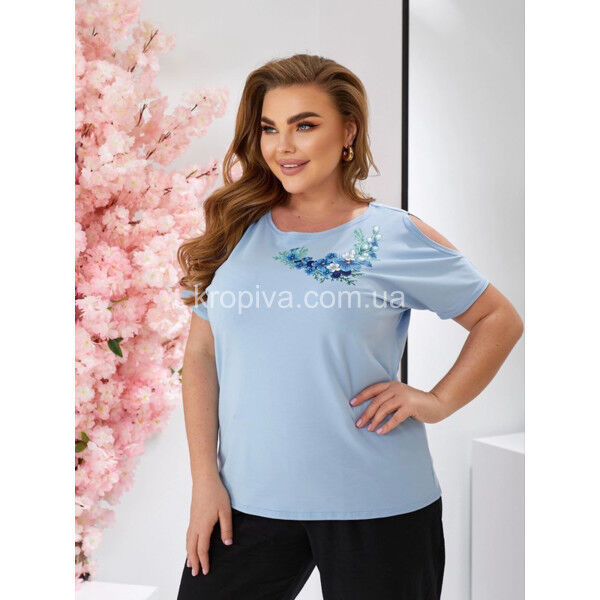 Женская футболка 2435 норма оптом 050425-213