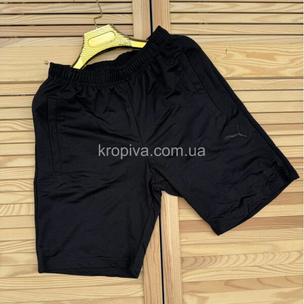 Мужские шорты норма  черный оптом 040525-361