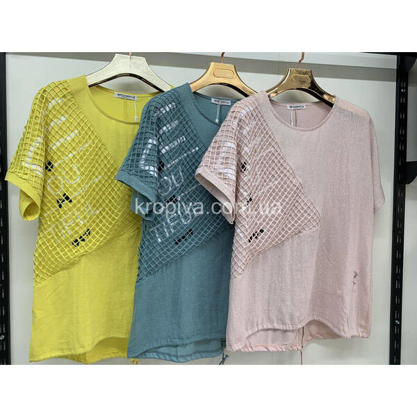 Женская футболка 7378 батал оптом 040525-0178