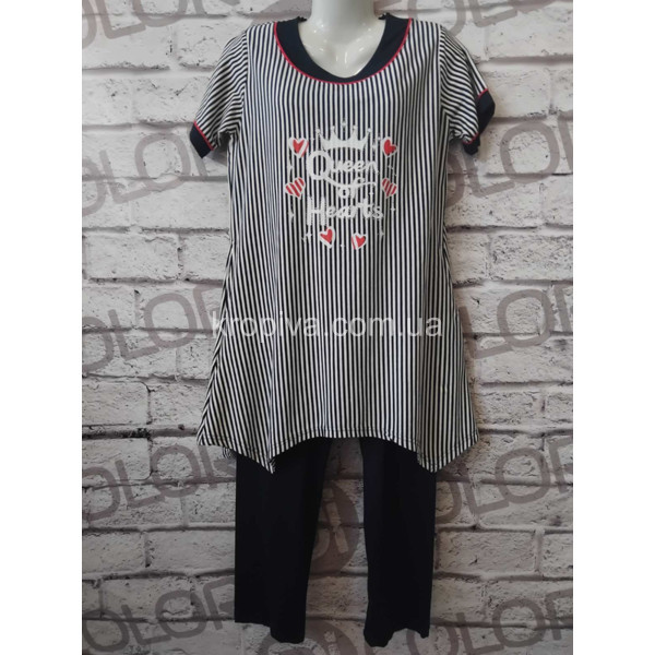 Женский костюм лосины+футболка Узбекистан оптом 030525-768
