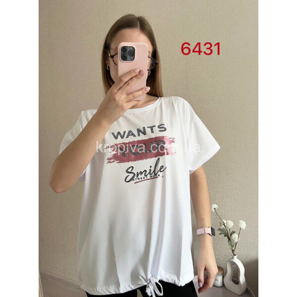 Женская футболка 6431 полу батал  070525-249
