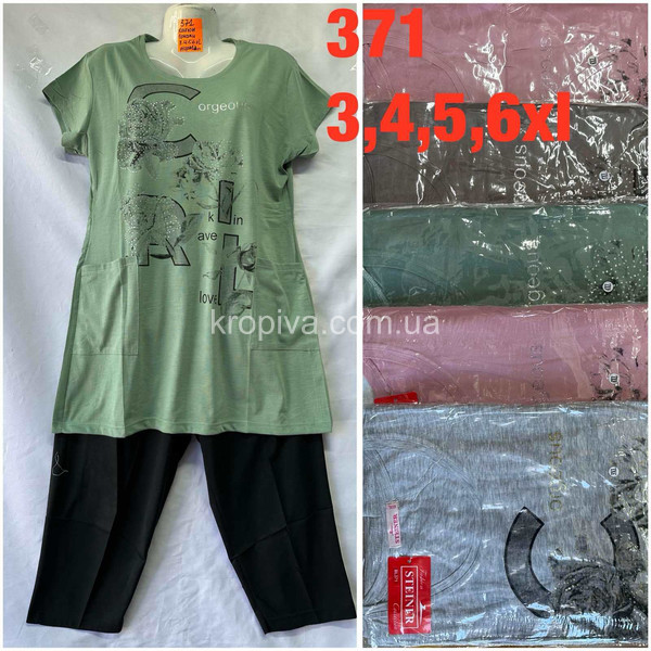 Женский костюм 371 батал микс  080525-65