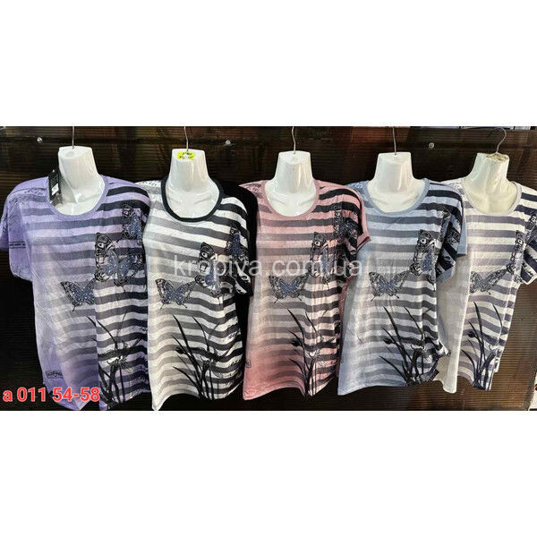 Женские футболки батал микс оптом 170525-32