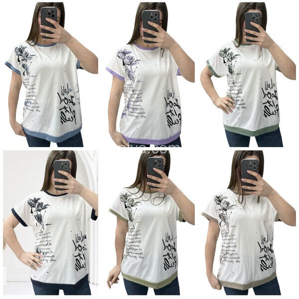 Женская футболка 25017 оптом 030625-675