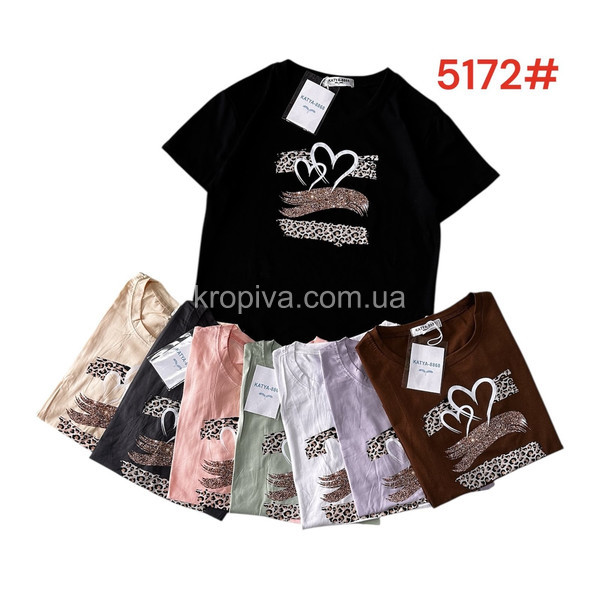 Женская футболка 5172 микс оптом 180525-59