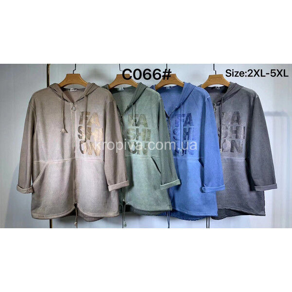 Жіноча ветровка 066 батал оптом 230625-094