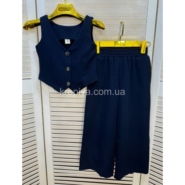 Детские брюки+жилетка 6-10 лет школа оптом 280625-705