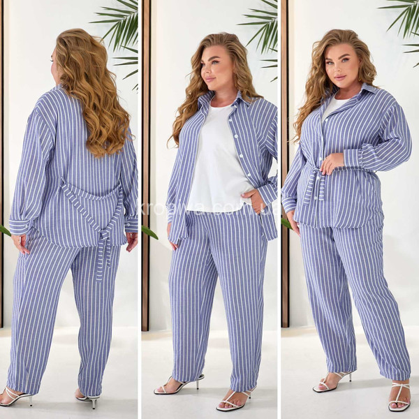 Жіночий костюм трійка 25030 оптом  (030725-06)