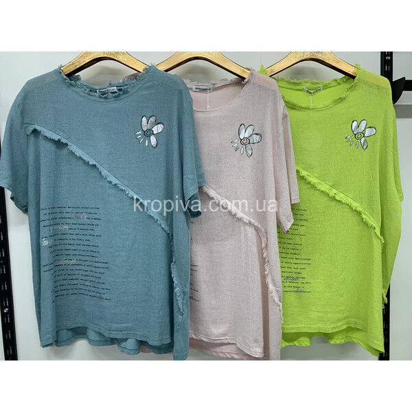 Женская футболка 9588 батал оптом 240725-093