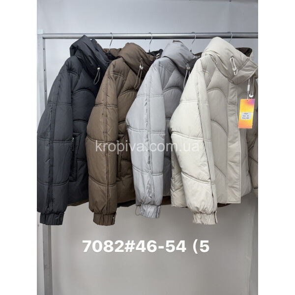 Женская куртка зима 7082 полубатал оптом 070825-096