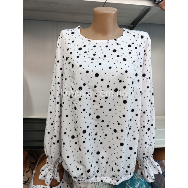 Жіноча блузка 585 напівбатал оптом 240825-760