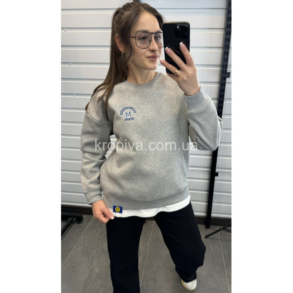 Женский свитшот микромех 271916 оптом 300825-732