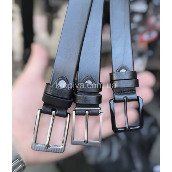 Чоловічий ремінь шкіра люкс оптом 030925-605