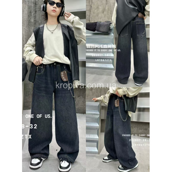 Дитячі джинси 262807 фліс оптом 280925-98