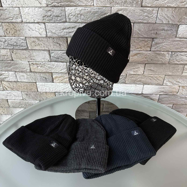 Мужская шапка двойная оптом 061025-28