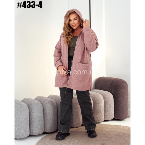Женский кардиган-шубка 433 батал оптом 061025-761