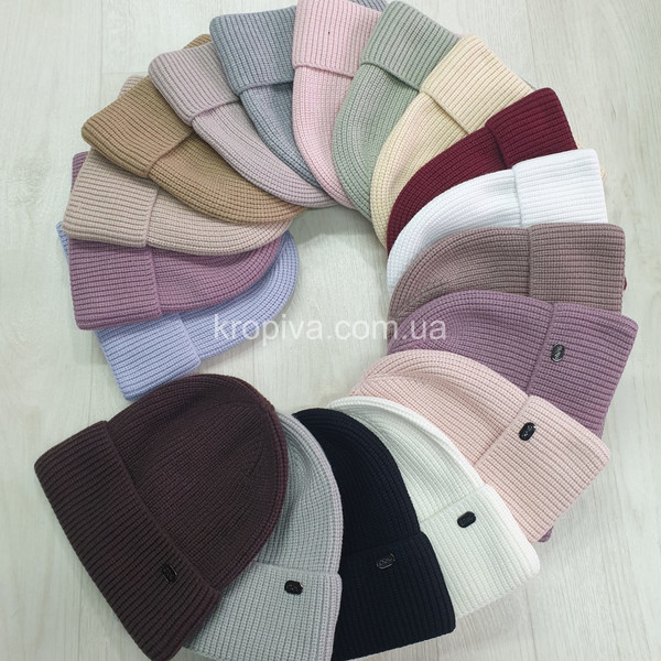 Женская шапка молодежная микс оптом 101025-711