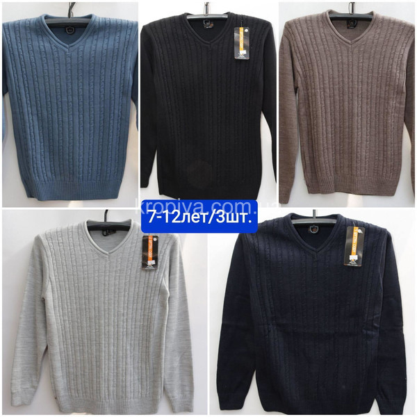 Детский свитер 7-12 лет оптом 140925-789