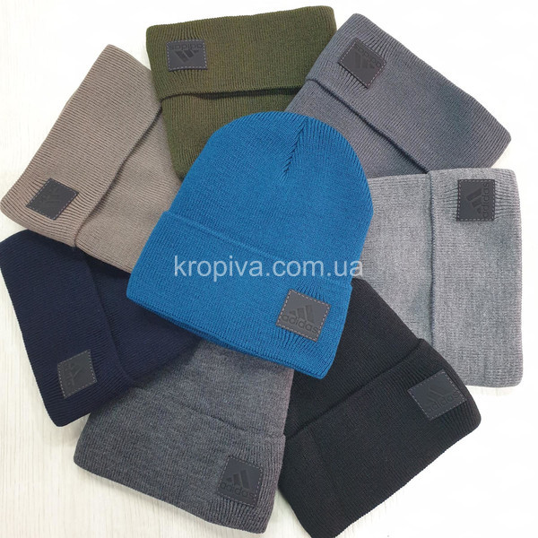 Чоловіча шапка на флісі мікс оптом 221025-739