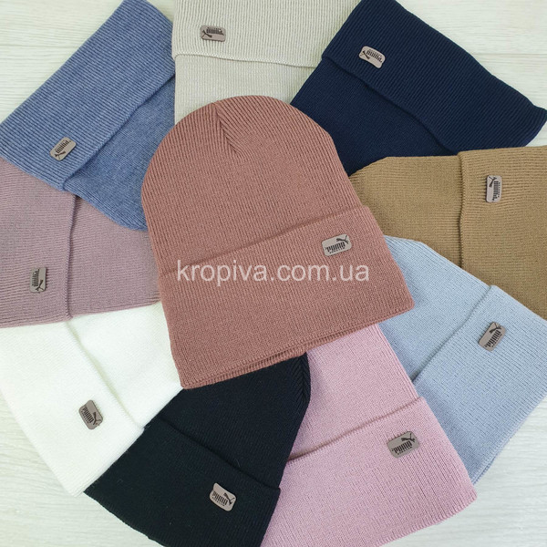 Женская шапка молодежная микс оптом 221025-743