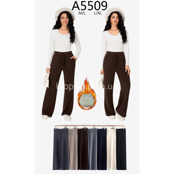 Женские брюки утепленные норма микс оптом 251025-727