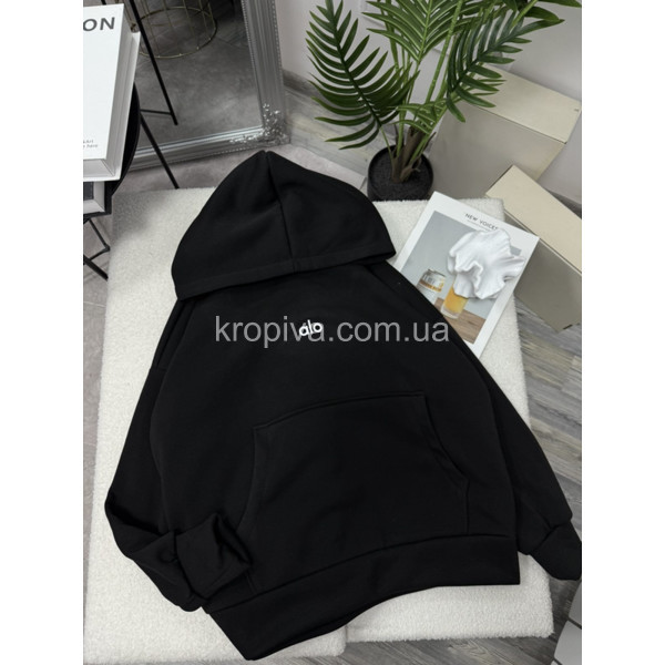 Женское худи 9068 черный оптом 031125-31