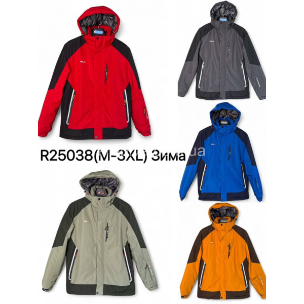 Чоловіча куртка термо норма зима оптом 061125-619