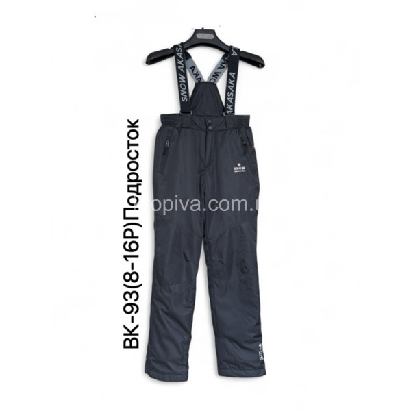 Дитячі штани плащівка утеплені оптом 061125-639