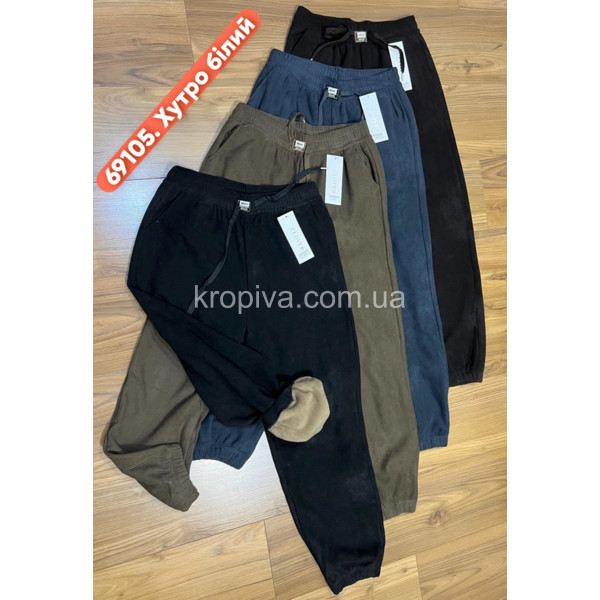 Жіночі спортивні штани на хутрі оптом 221125-762