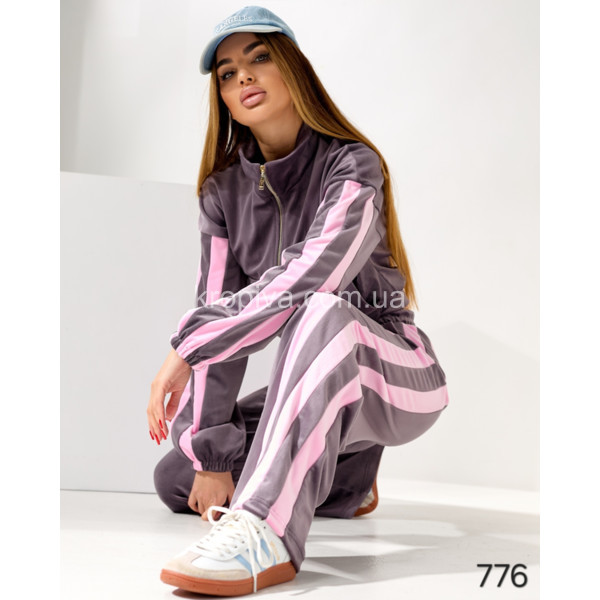 Женский спортивный костюм велюр 776 оптом 051225-669
