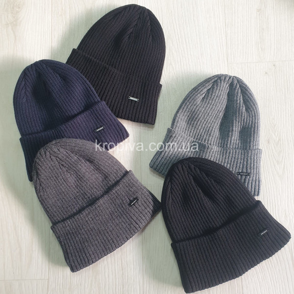 Мужская шапка на флисе микс оптом 161225-782