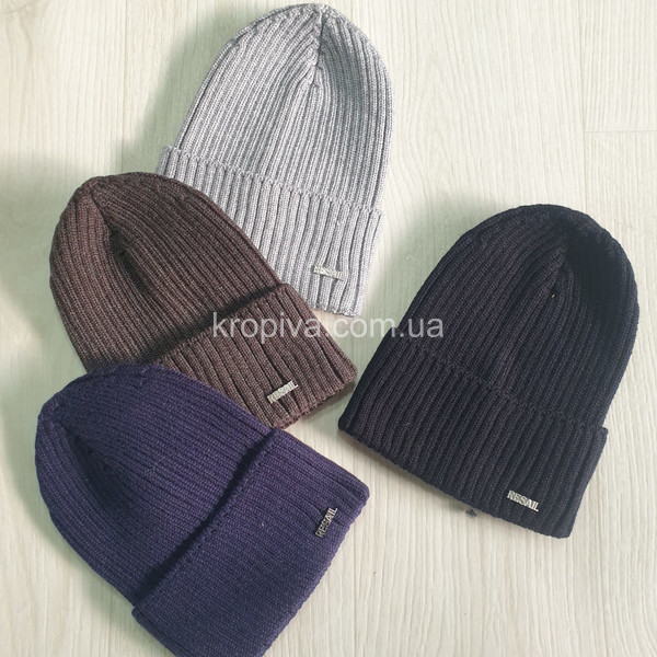 Мужская шапка одинарная микс оптом 161225-792