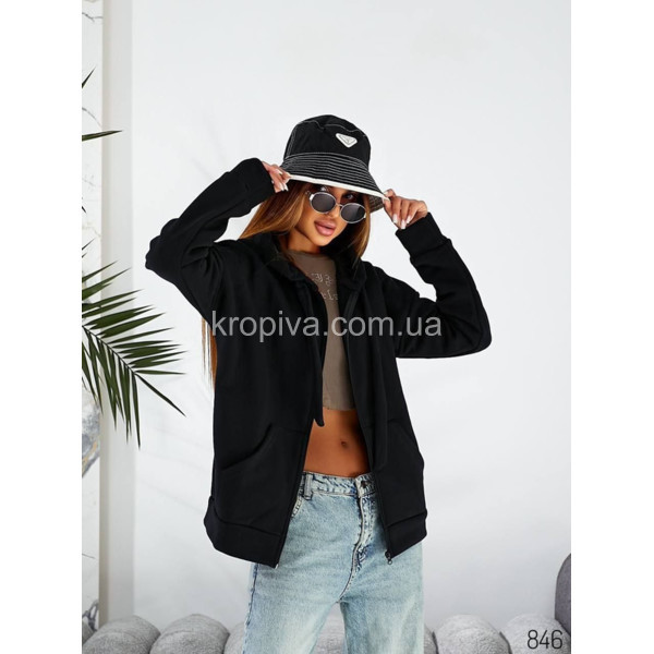 Жіноче худі на змійці 846.1 норма оптом 171225-672