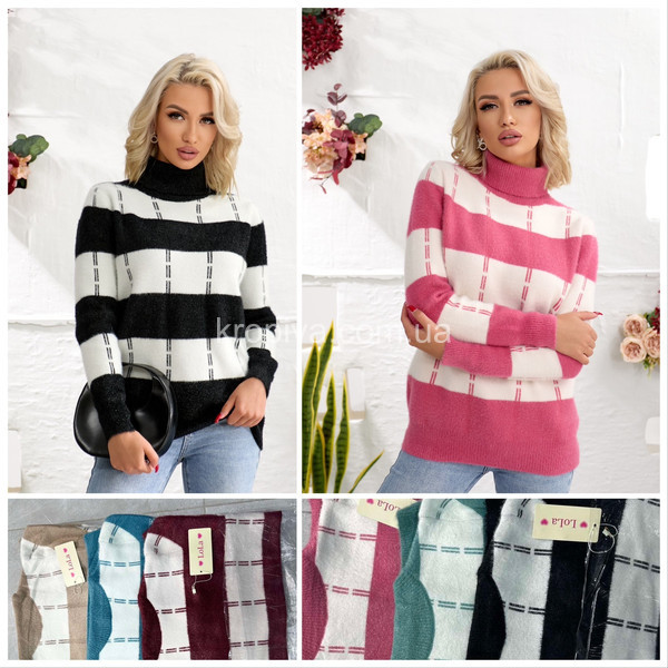 Женский свитер полубатал микс оптом 010226-082