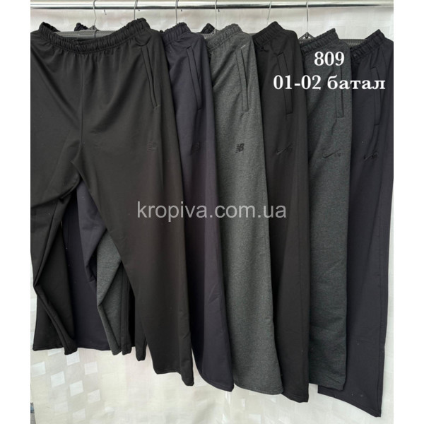 Чоловічі спортивні штани батал оптом 090226-604