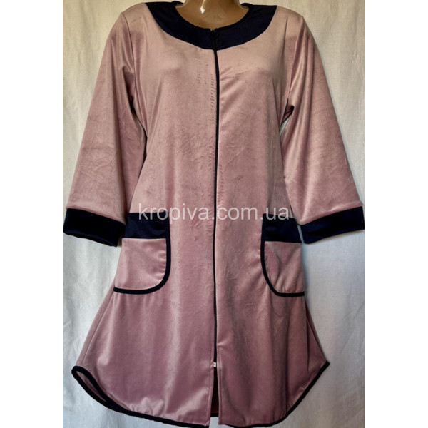 Женский халат велюр полубатал оптом 090226-671