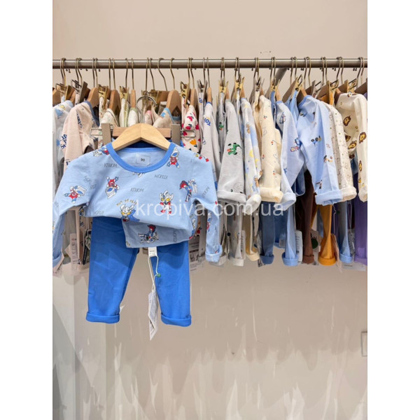 Дитяча піжама 90-130 оптом 090226-795